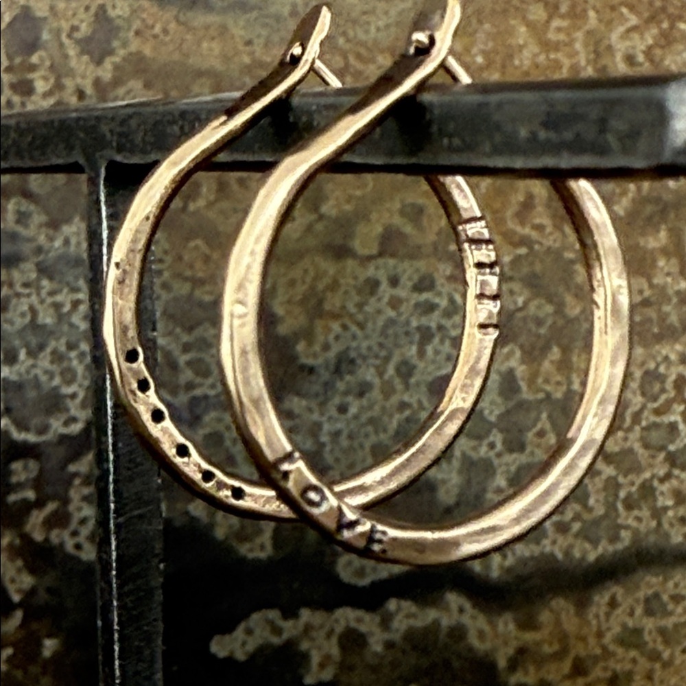 Jes MaHarry “Golden Love Hoops”. New in box!